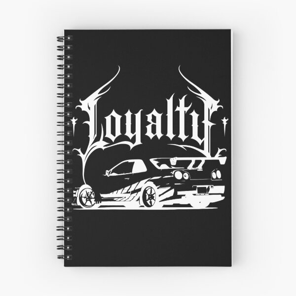 Item preview, Sports car, Loyalty lettering in black and white designed and sold by Tribalgothss.