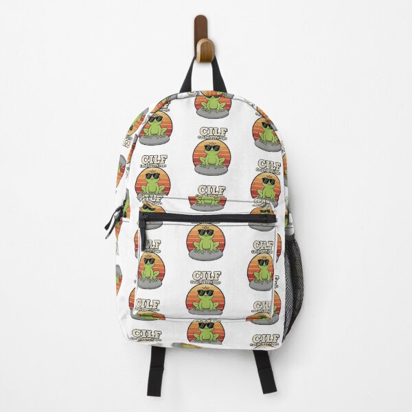 Item preview, CILF – Cool I Love Frogs | Funny Retro Frog Lover Shirt, Mug & Sticker | Vintage Sunset Meme Frog Design designed and sold by Basma Designs | Retro, Kawaii Shirts & Stickers.