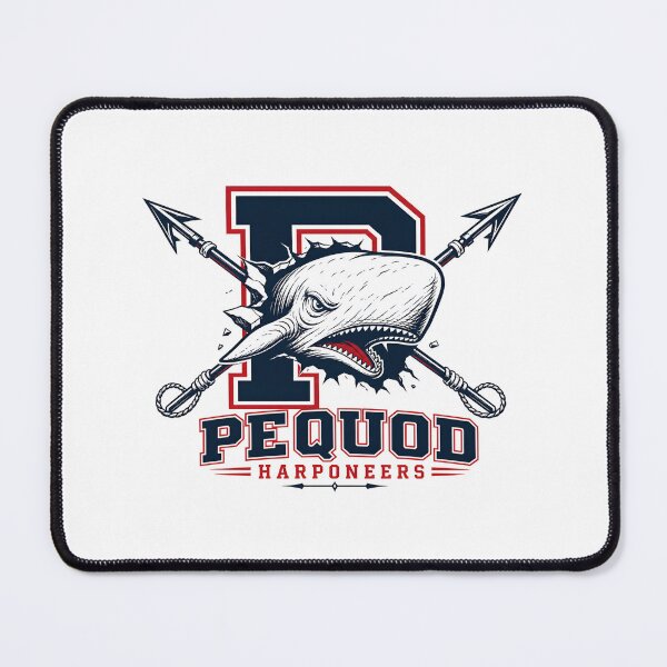 Item preview, Pequod Harponeers Moby Dick Varsity Mascot Logo Art designed and sold by Fenay Designs.