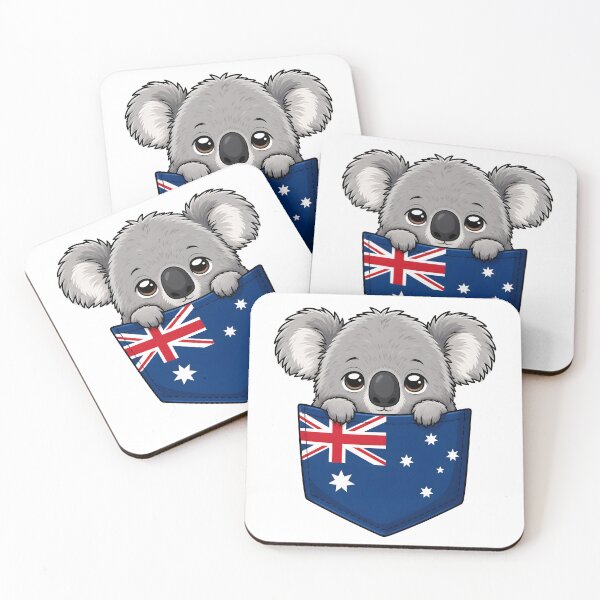 Item preview, Cute Koala Pocket Pal Australia designed and sold by puredevn.