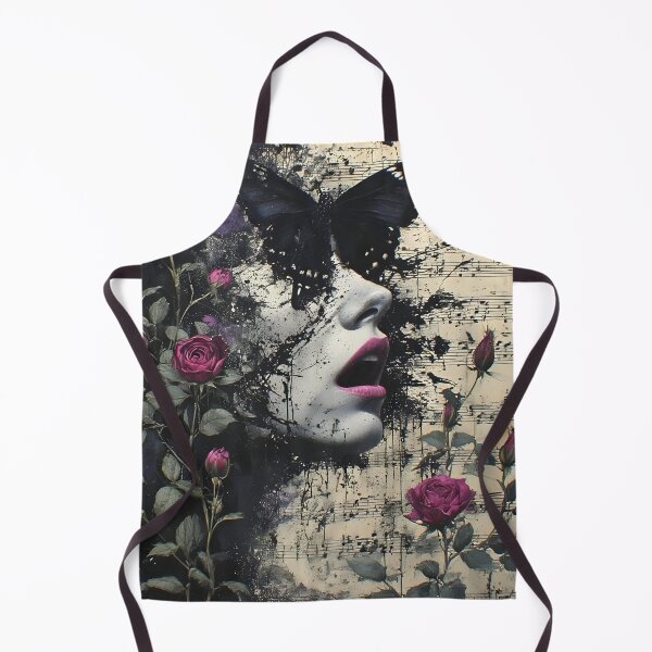 Item preview, The Nocturne of Becoming – Gothic Butterfly Portrait designed and sold by UrbanTempleArt.