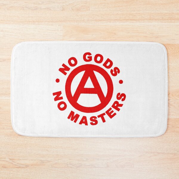 Item preview, Anarchist Punk No Masters No Gods Anarchy Anti Power Protest Slogan  designed and sold by Space Ghettos.