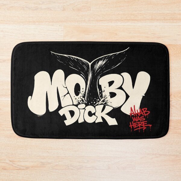 Item preview, Moby Dick Ahab Was Here Street Art Graffiti Whale Tail Design designed and sold by Fenay Designs.