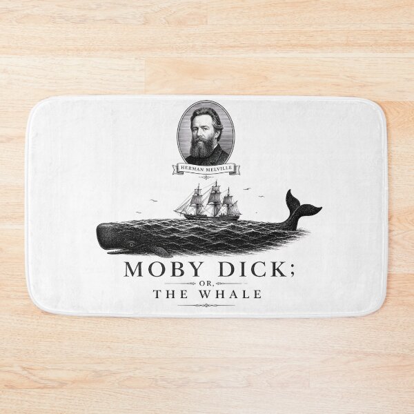 Item preview, Moby Dick or The Whale Herman Melville Portrait Engraving Art designed and sold by Fenay Designs.