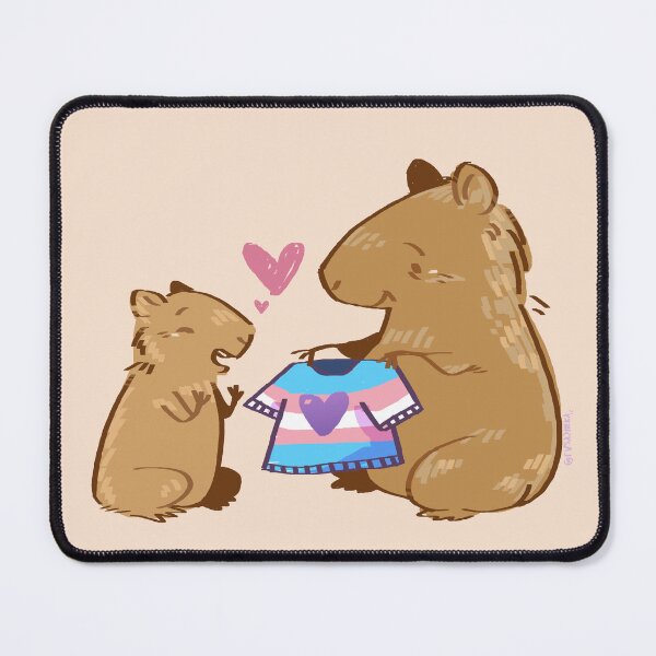 Item preview, Capybara Spreading Pride: Empowering the Little One with a Pride Shirt designed and sold by LazyShery.