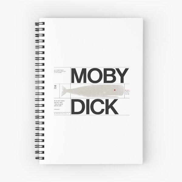 Item preview, Moby Dick Minimalist Graphic Layout Whale Quote Print designed and sold by Fenay Designs.