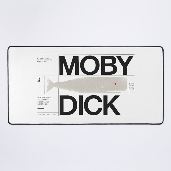 Item preview, Moby Dick Minimalist Graphic Layout Whale Quote Print designed and sold by Fenay Designs.