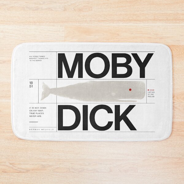 Item preview, Moby Dick Minimalist Graphic Layout Whale Quote Print designed and sold by Fenay Designs.