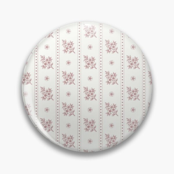 Item preview, Pink Vintage Cottagecore Plum Blossom Stripe Pattern designed and sold by rawpetal.