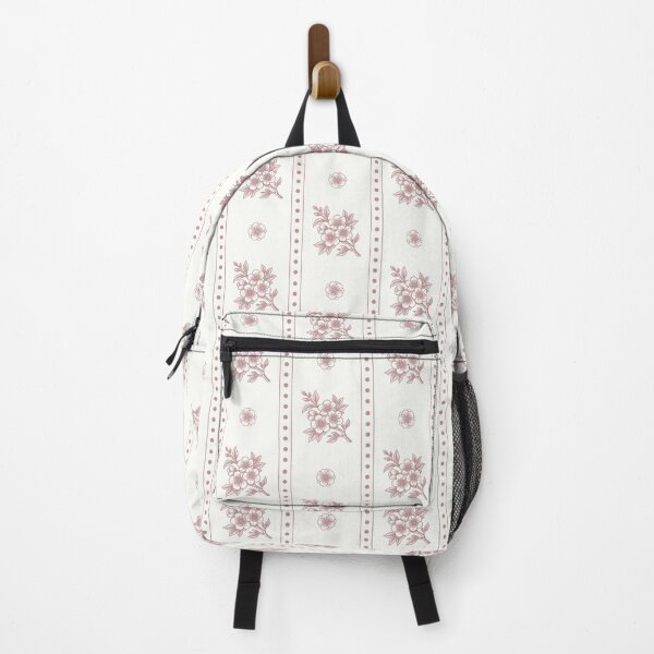 Item preview, Pink Vintage Cottagecore Plum Blossom Stripe Pattern designed and sold by rawpetal.