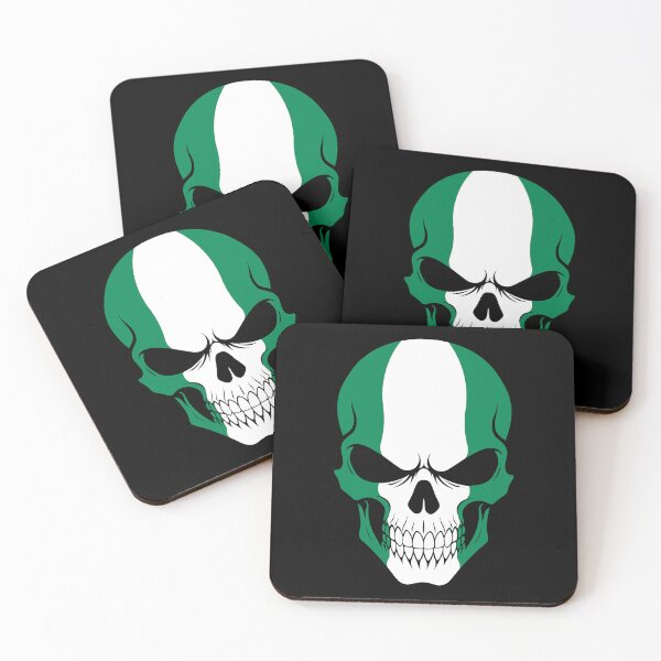Item preview, Nigeria Skull Flag designed and sold by JeffBartels.
