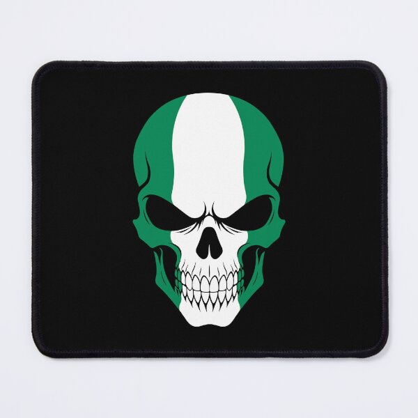 Item preview, Nigeria Skull Flag designed and sold by JeffBartels.