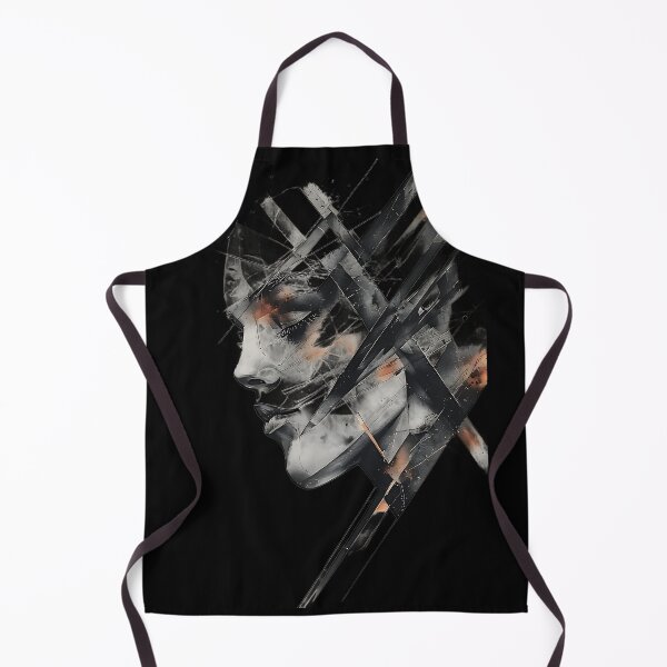 Item preview, Woman Fragmented Profile Abstract Glitch designed and sold by UrbanPrts.