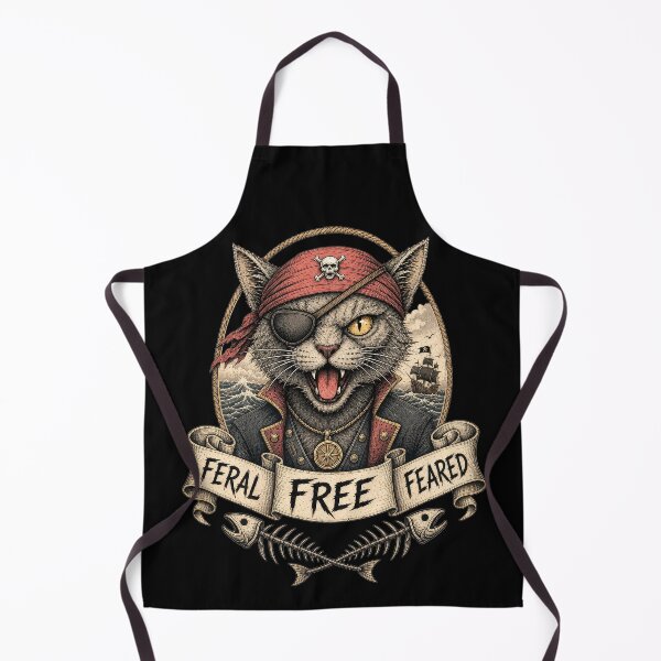 Item preview, Cat Pirate T-Shirt  designed and sold by RustyGhostWear.