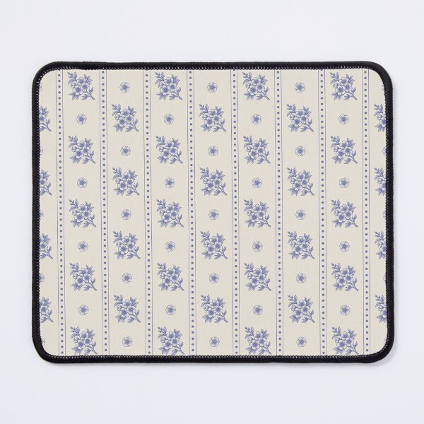 Item preview, Periwinkle Vintage Cottagecore Plum Blossom Stripe Pattern designed and sold by rawpetal.