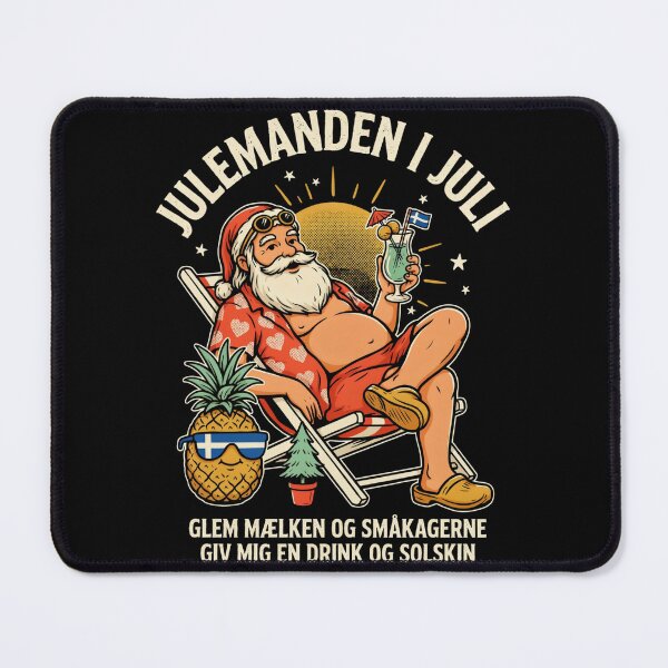 Item preview, Jul I Juli – Danish Christmas Nisse Julemanden Funny Summer Shirt Denmark Christmas Gift V8 designed and sold by DarylWelsh2024.