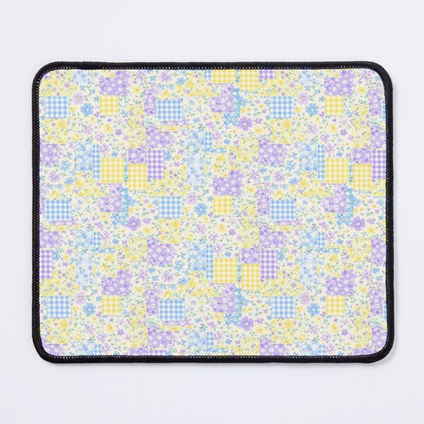 Item preview, Patchwork Floral and Gingham Quilt Pattern designed and sold by Cleairydelulu.