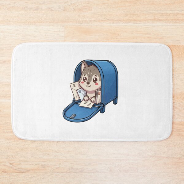 Item preview, Cute Wolf Puppy In Mailbox designed and sold by Ella_Sketch.