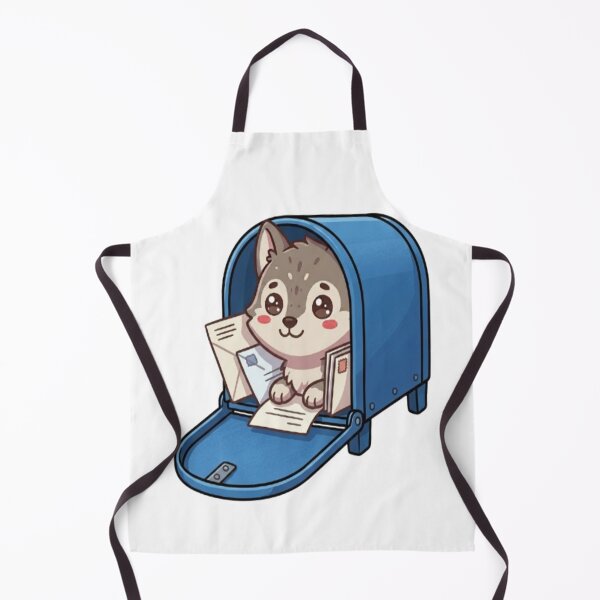 Item preview, Cute Wolf Puppy In Mailbox designed and sold by Ella_Sketch.