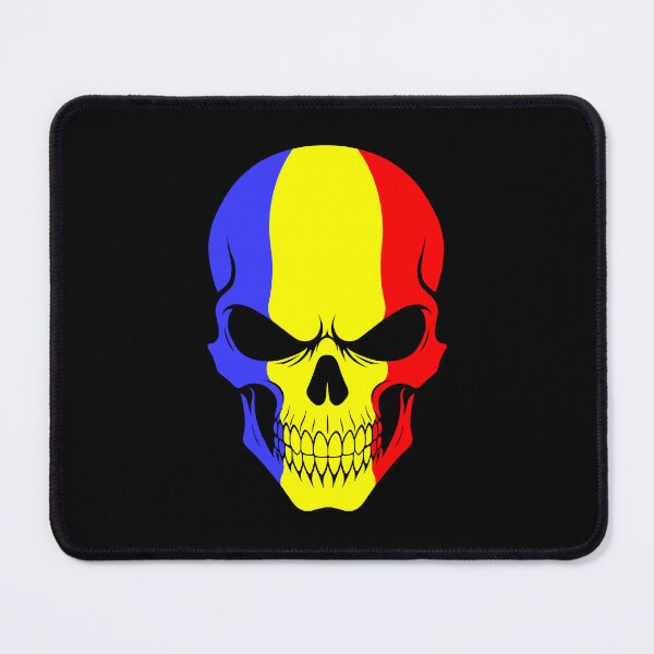 Item preview, Romania Skull Flag designed and sold by JeffBartels.