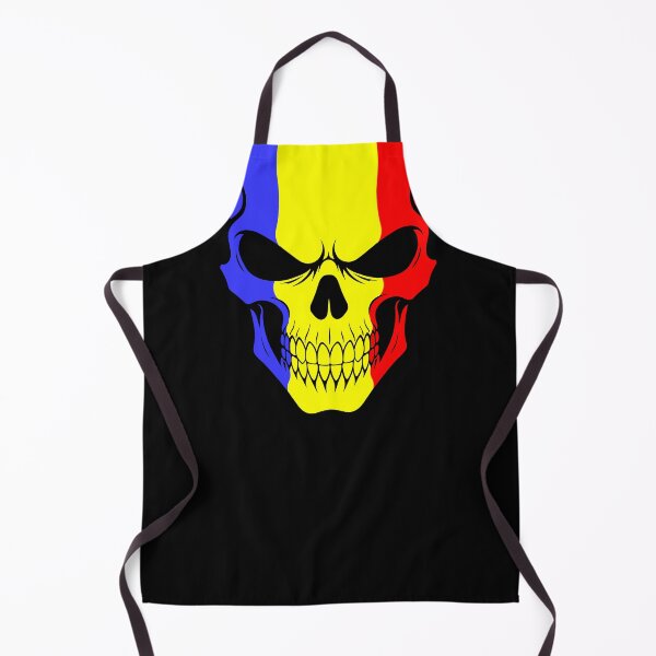 Item preview, Romania Skull Flag designed and sold by JeffBartels.