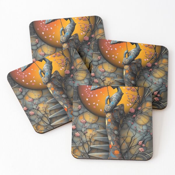 Item preview, ​Elegant Japanese Kimono Woman with Parasol and Cherry Blossoms designed and sold by MEEGGOO.
