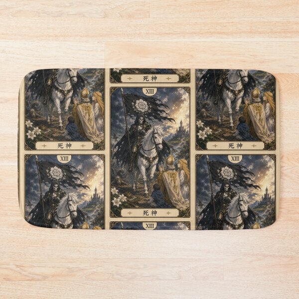 Item preview, Tarot card the death in anime style designed and sold by ProjecTees.