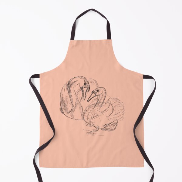 Item preview, Swans Courting Sketch designed and sold by Dina's Fine Arts.