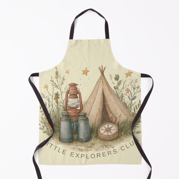 Item preview, Little Explorers Club | Kids Camping & Outdoor Adventure Illustration designed and sold by Bound for Wonder.