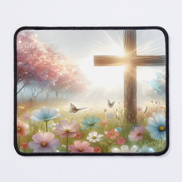 Item preview, Radiant Cross in Spring Meadow designed and sold by LMLStews.
