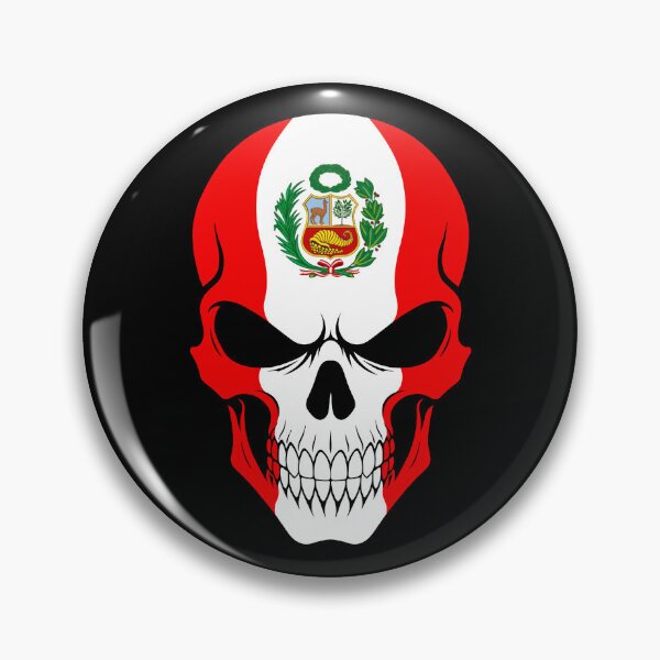 Item preview, Peru Skull Flag designed and sold by JeffBartels.