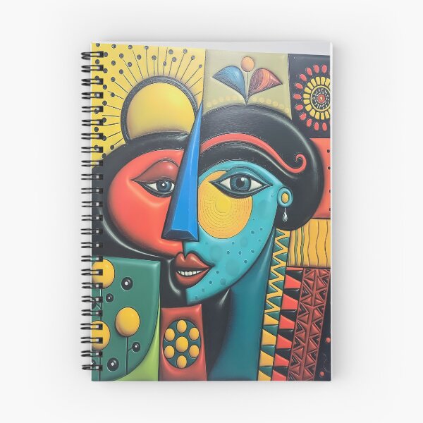 Item preview, ​Abstract Cubist Face 3D Pop Art Portrait designed and sold by MEEGGOO.