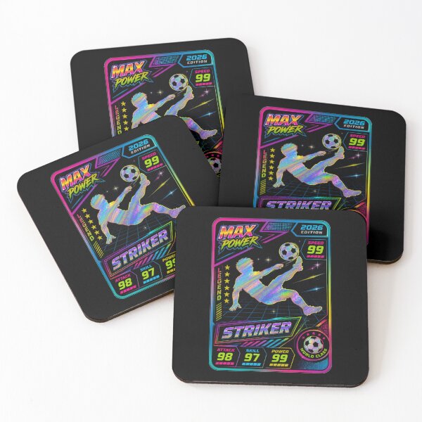 Item preview, Neon Retro Striker Trading Card Design designed and sold by Anne97s.