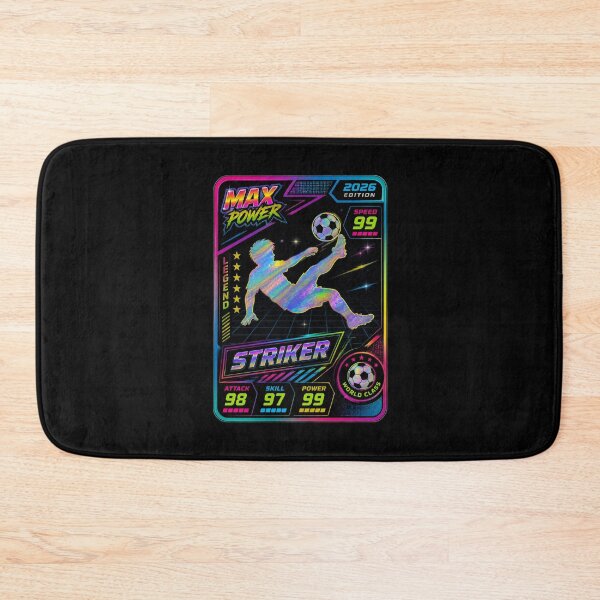 Item preview, Neon Retro Striker Trading Card Design designed and sold by Anne97s.