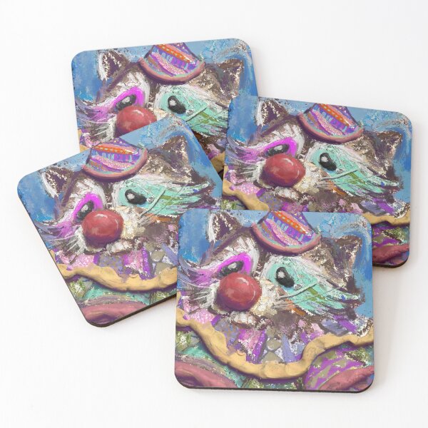 Item preview, Raccoon clown having to deal with the indifference of the public. designed and sold by guilhernunes.