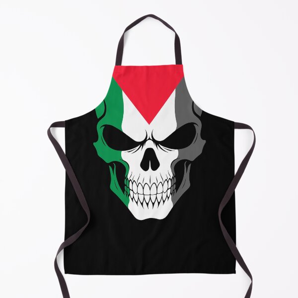 Item preview, Palestine Skull Flag designed and sold by JeffBartels.