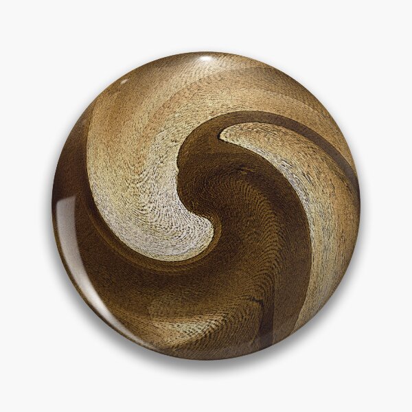 Item preview, Monochromatic Ocean Wave Spiral Pattern in Brown designed and sold by Artistestella.