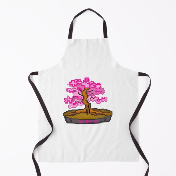 Item preview, Japanese Sakura Bonsai Tree Cherry Blossom Pixel Art designed and sold by RetroRlx.