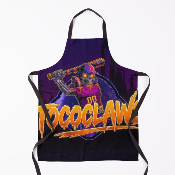 Item preview, TOCOCLAWS Purple Poison: Zombie Baseball Skull Throw Pillow designed and sold by TOCOCLAWS.