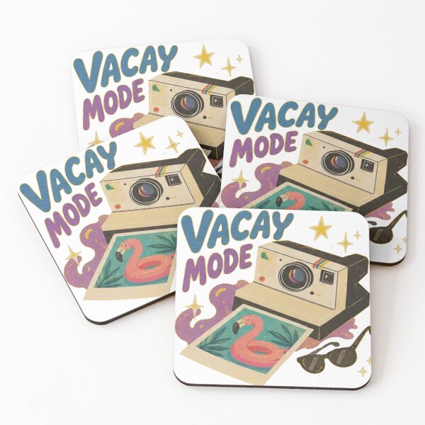 Item preview, Vacation Mode Retro Camera Beach Photo Design designed and sold by Mialunaa.