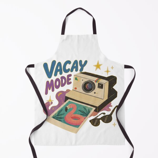 Item preview, Vacation Mode Retro Camera Beach Photo Design designed and sold by Mialunaa.