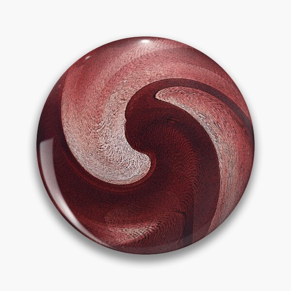Item preview, Monochromatic Ocean Wave Spiral Pattern in Red designed and sold by Artistestella.