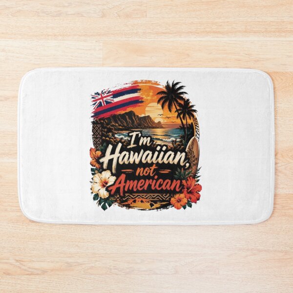 Item preview, Hawaiian Pride Vintage Sunset – I’m Hawaiian, Not American designed and sold by Bizertart.