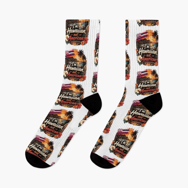 Item preview, Hawaiian Pride Vintage Sunset – I’m Hawaiian, Not American designed and sold by Bizertart.