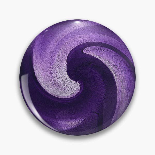 Item preview, Monochromatic Ocean Wave Spiral Pattern in Purple designed and sold by Artistestella.