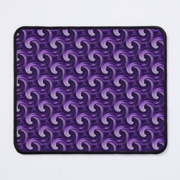 Item preview, Monochromatic Ocean Wave Spiral Pattern in Purple designed and sold by Artistestella.