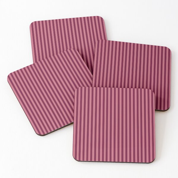 Item preview, Classic Dark Rose Vertical Stripe Pattern designed and sold by Cleairydelulu.