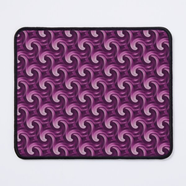 Item preview, Monochromatic Ocean Wave Spiral Pattern in Maroon designed and sold by Artistestella.