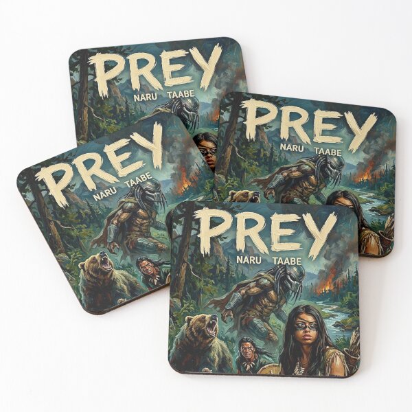Item preview, Prey Retro Sci-Fi Action Thriller Tribute Art Movie Poster designed and sold by Art's Diner.
