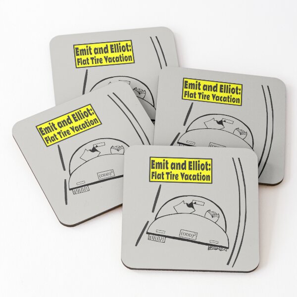 Item preview, Emit and Elliot: Flat Tire Vacation designed and sold by Odd-Squared.